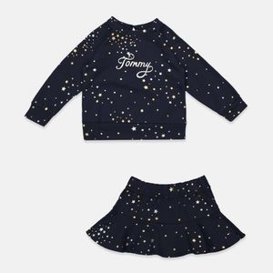 Tommy Hilfiger 3-Piece Sweatshirt, Skirt & Briefs Set